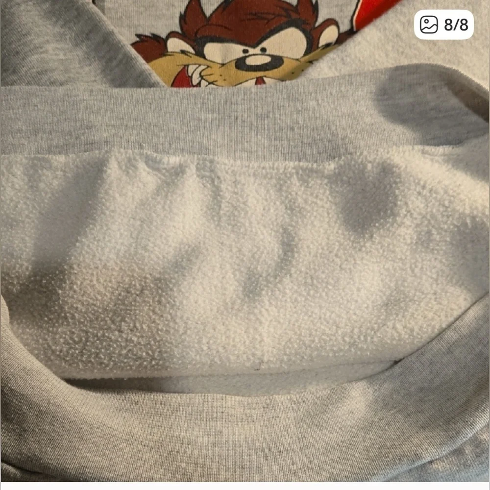 VINTAGE 1992 🤎❤️ TAZ SWEATSHIRT ❤️🤎 - Picture 9 of 10